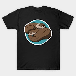 Otter Snuggles! T-Shirt